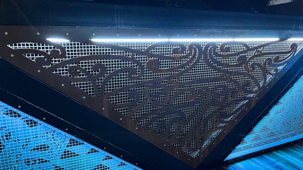 New Saltwater Creek Bridge In Nelson, New Zealand