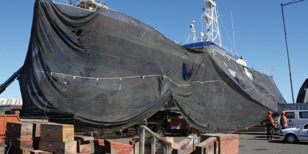 Antarctic Chieftain Vessel Repairs