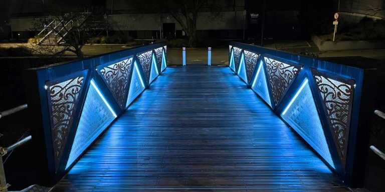 New Saltwater Creek Bridge in Nelson New Zealand